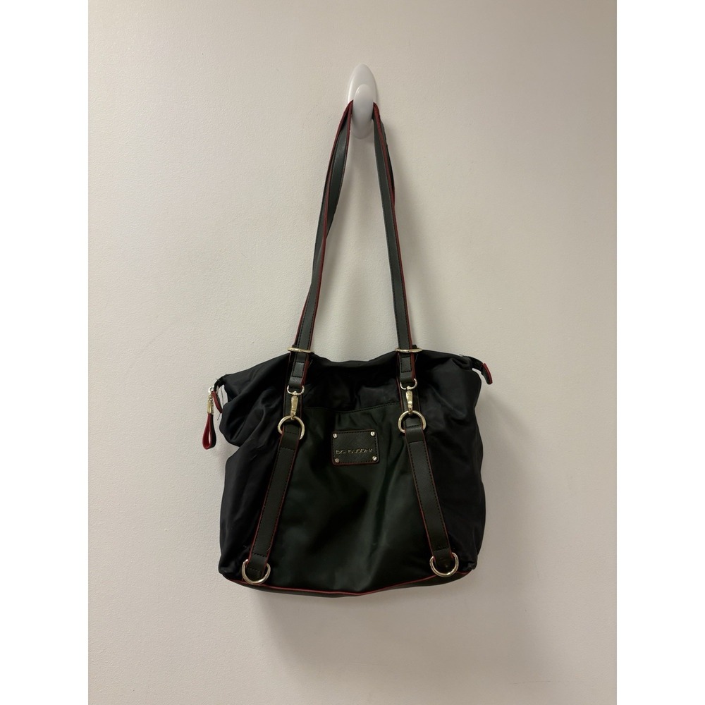 Big Buddha Forest Green Luke Convertible Shoulder Bag Tote Satchel Nice!